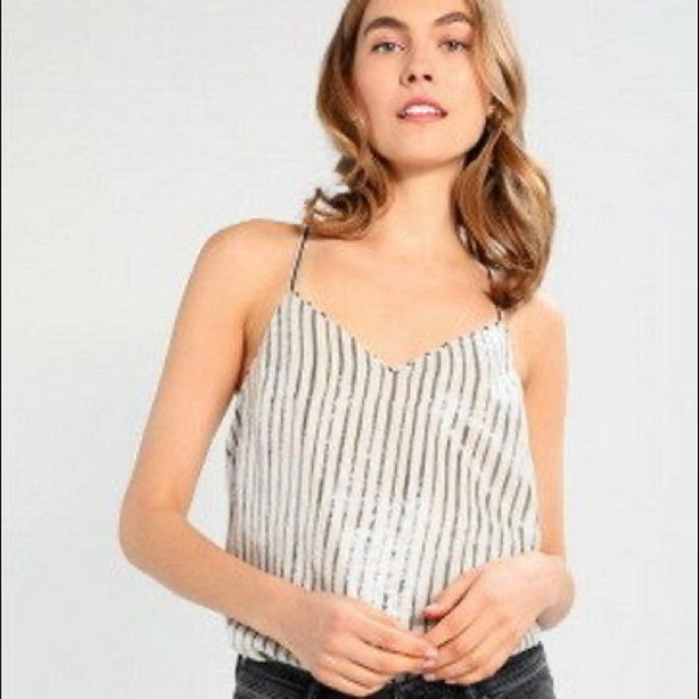 Banana Republic Sequin Cami Top Small